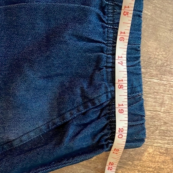 Turtle Bay Women’s stretch elastic waist, pull-on jeans, short length. New - Picture 4 of 8